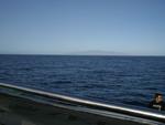 La Gomera, an island 20-some miles away is barely visible in the background.