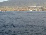 The fish farms again. On the shore in the background is the ending of the opulent Playa Duque.